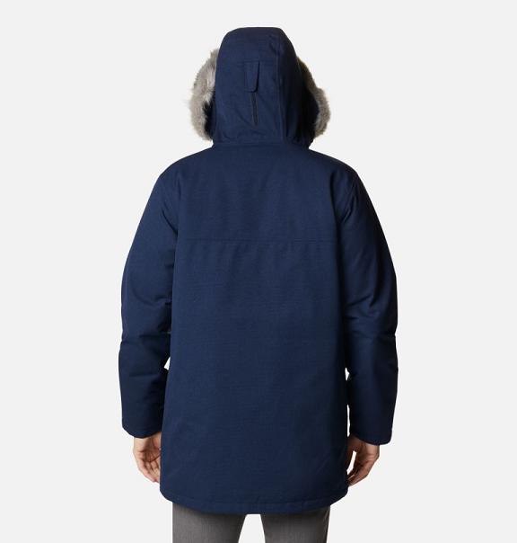 Columbia Bronson Road Parkas Navy For Men's NZ10347 New Zealand